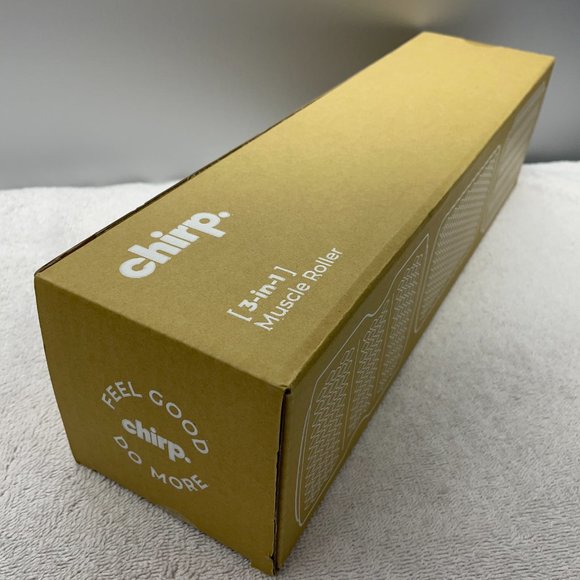 NWOT Chirp 3-in-1 Muscle Roller, Handle + 3 Wheels, Massage, Pain Relief, 16.5"L - Picture 9 of 11